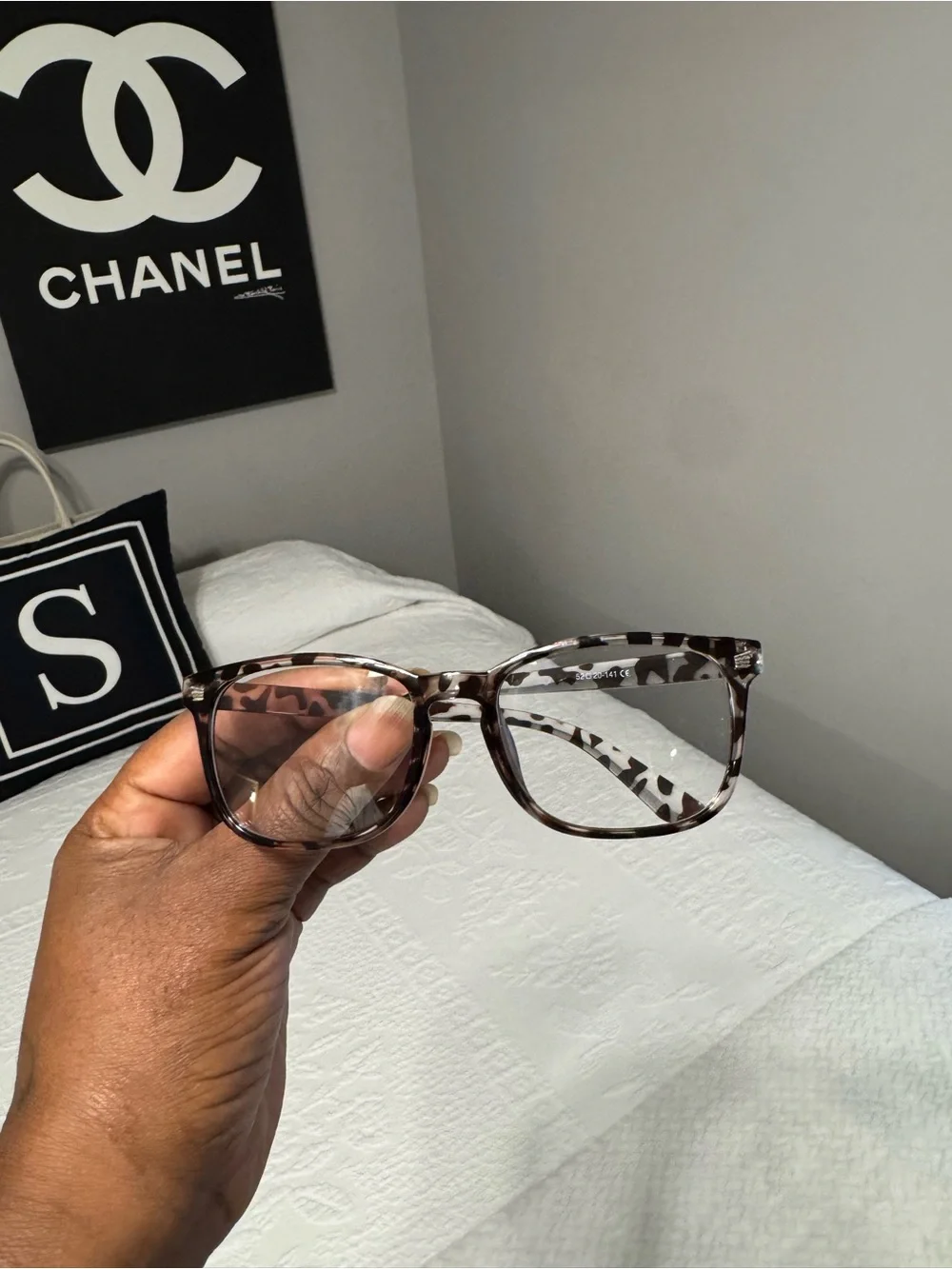 Women's Tortoiseshell Acetate Glasses - Neutral Brown Pattern